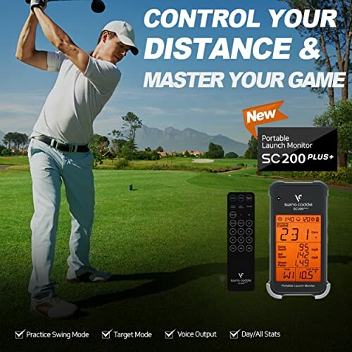 Voice Caddie - Swing Caddie Portable Launch Monitor Features