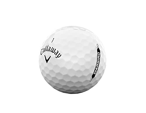 Callaway Warbird golf ball on a white background.