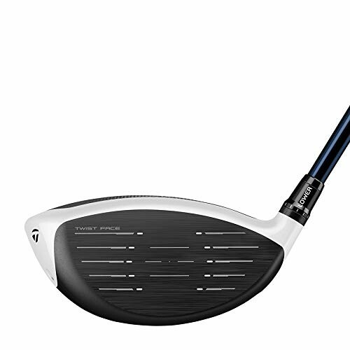 Golf club driver head with twist face design.